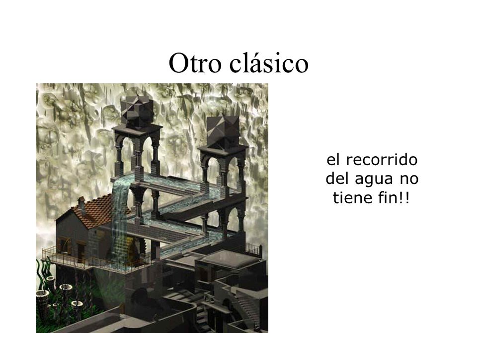 el recorrido del agua no tiene fin!!