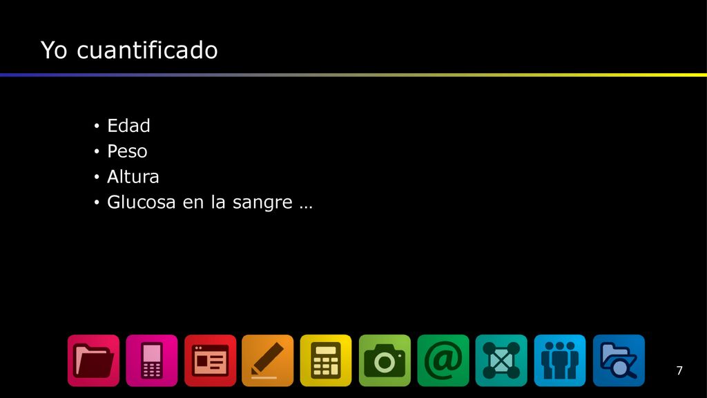 Yo cuantificado Edad Peso Altura Glucosa en la sangre …