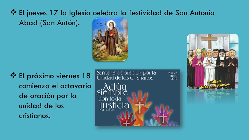 El jueves 17 la Iglesia celebra la festividad de San Antonio Abad (San Antón).