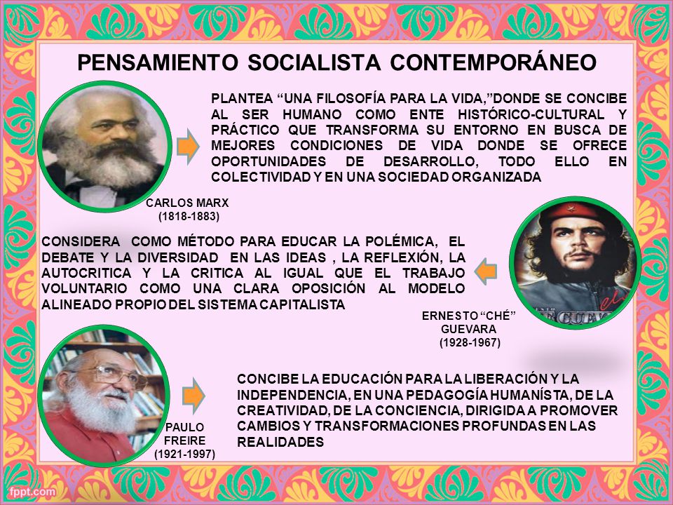 PENSAMIENTO SOCIALISTA CONTEMPORÁNEO