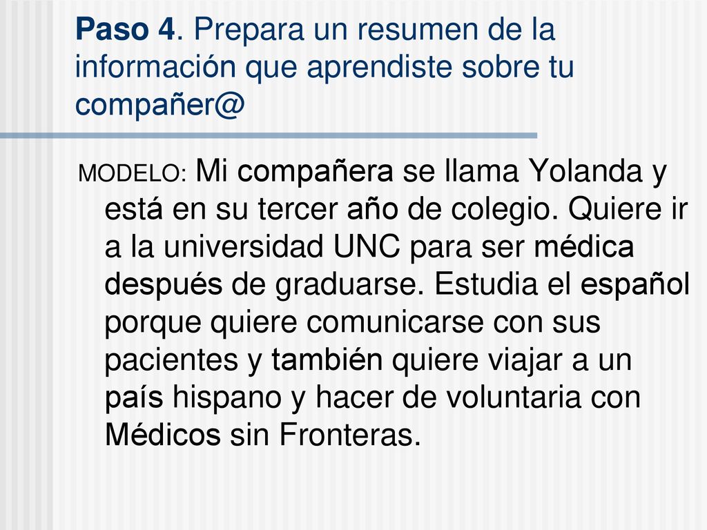 Paso 4. Prepara un resumen de la información que aprendiste sobre tu
