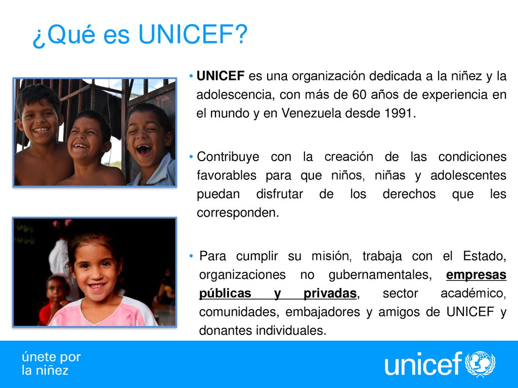 ¿Qué es UNICEF