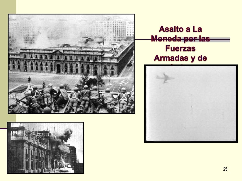Asalto a La Moneda por las Fuerzas Armadas y de Orden