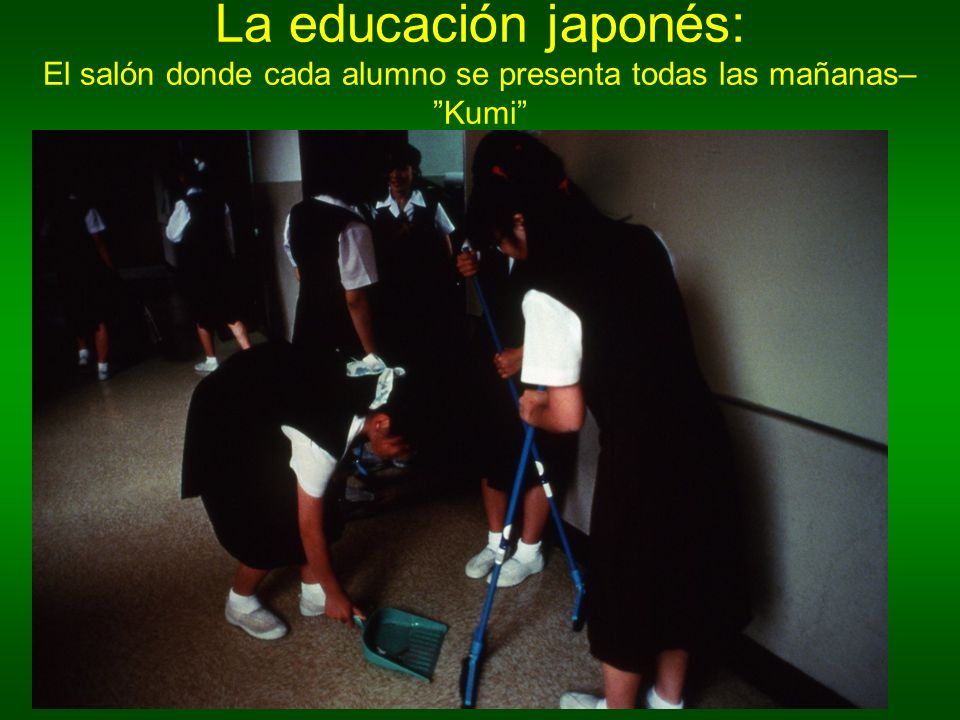 La educación japonés: El salón donde cada alumno se presenta todas las mañanas– Kumi