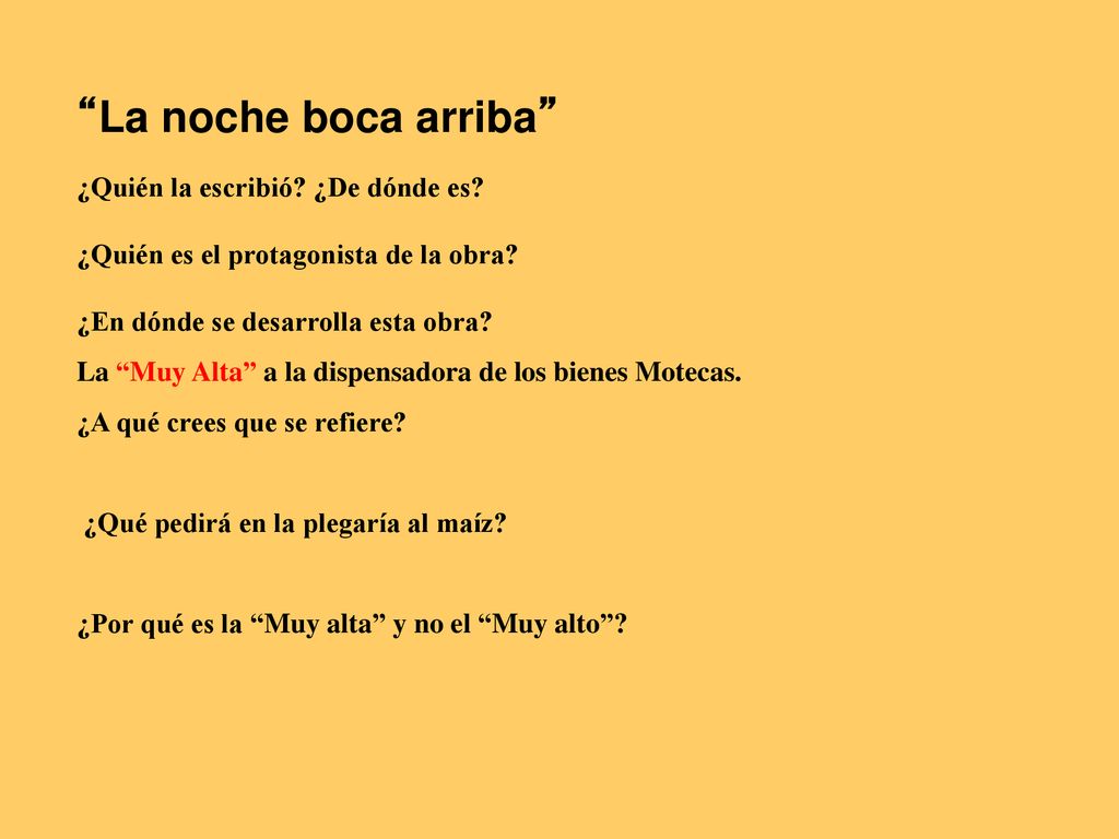 La noche boca arriba ¿Quién la escribió ¿De dónde es