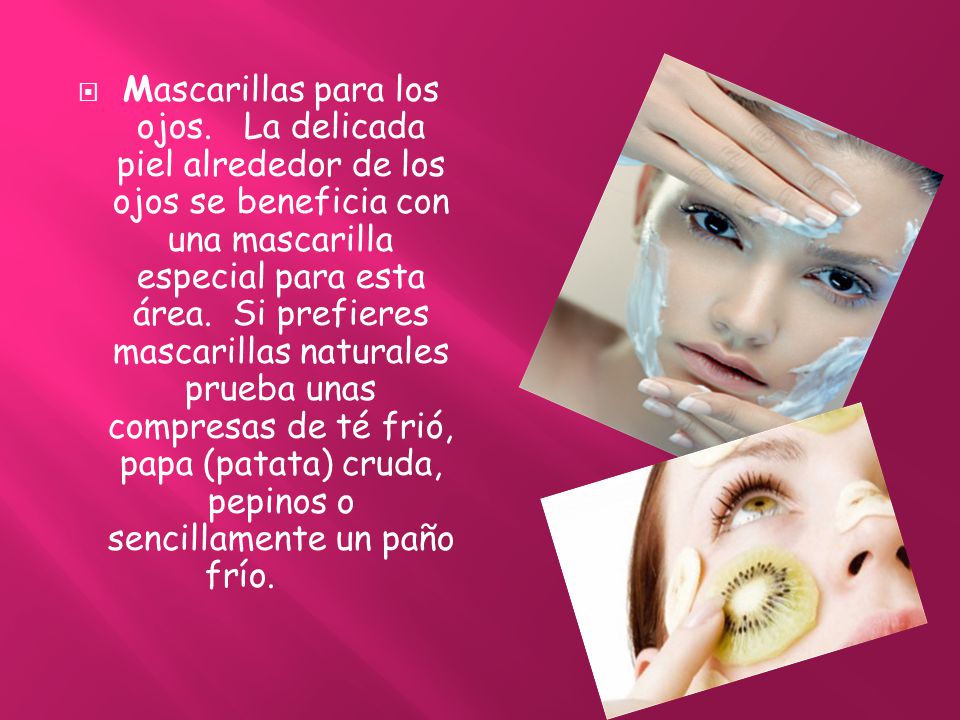 Mascarillas para los ojos