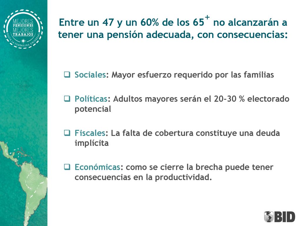Entre un 47 y un 60% de los 65+ no alcanzarán a tener una pensión adecuada, con consecuencias: