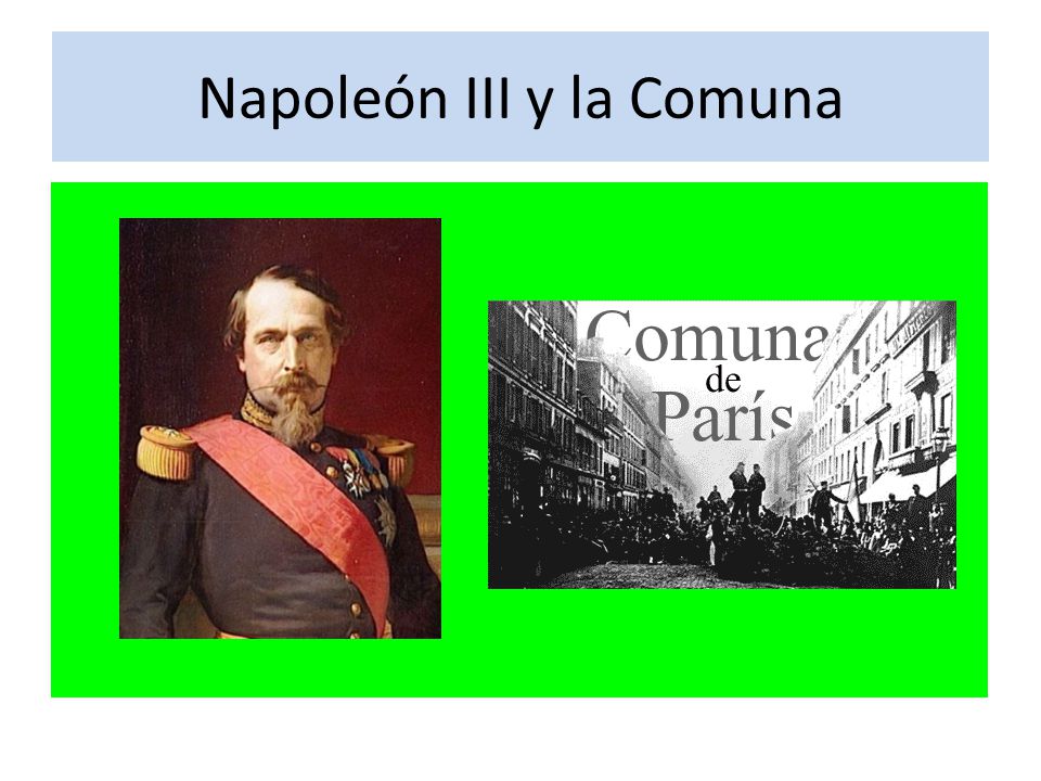 Napoleón III y la Comuna