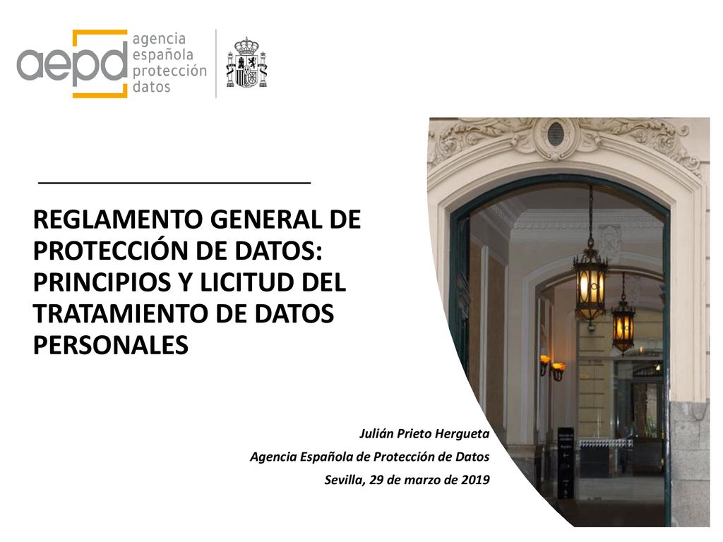REGLAMENTO GENERAL DE PROTECCIÓN DE DATOS: PRINCIPIOS Y LICITUD DEL TRATAMIENTO DE DATOS PERSONALES