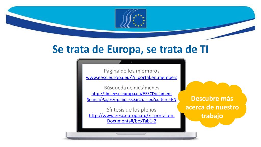 Se trata de Europa, se trata de TI acerca de nuestro trabajo