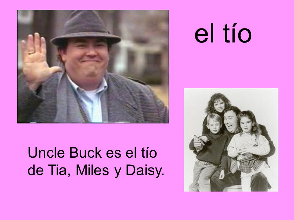 el tío Uncle Buck es el tío de Tia, Miles y Daisy.