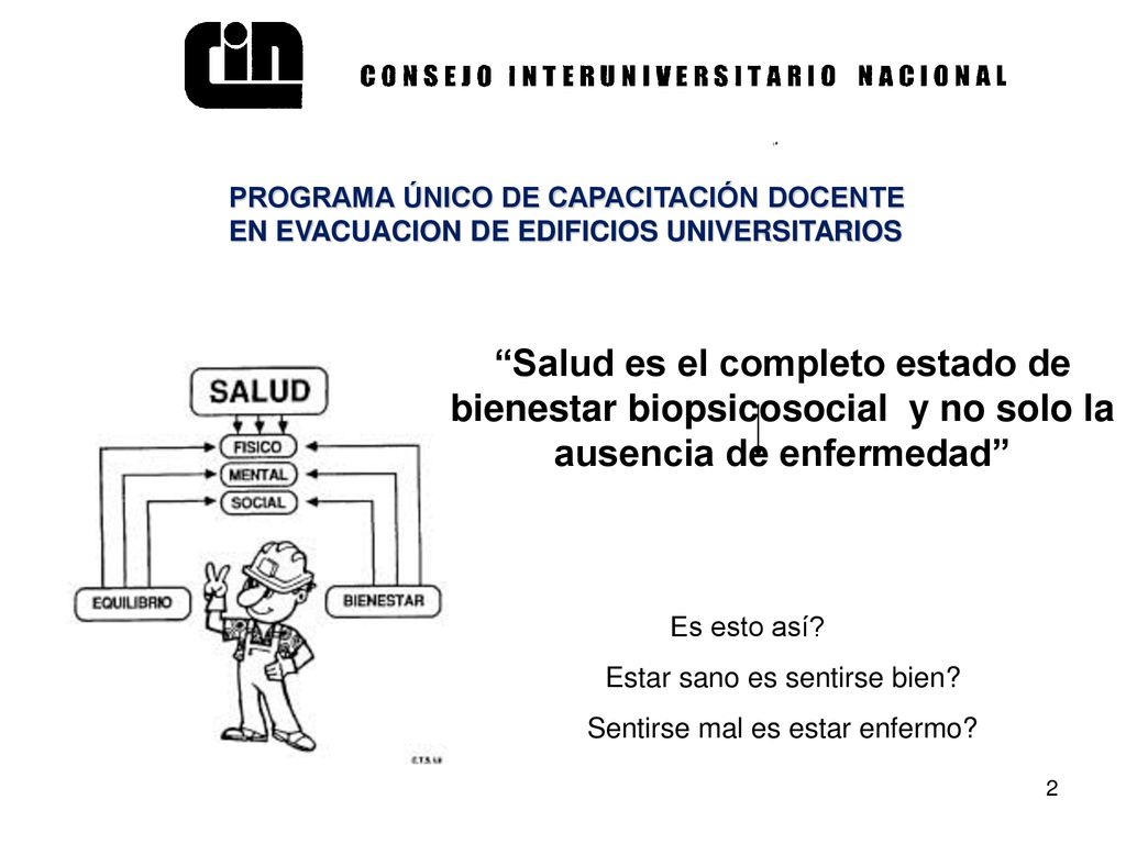 PROGRAMA ÚNICO DE CAPACITACIÓN DOCENTE EN EVACUACION DE EDIFICIOS UNIVERSITARIOS