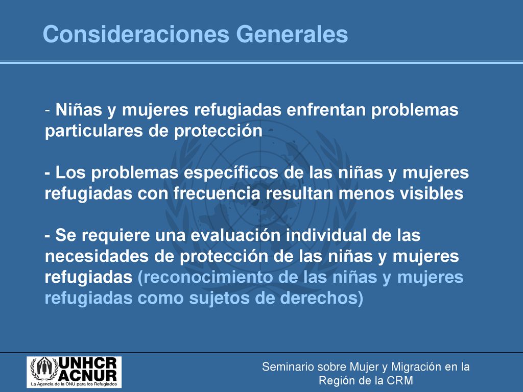 Prácticas Para La Protección Efectiva De Niñas Y Mujeres Refugiadas Algunas Experiencias En 3364