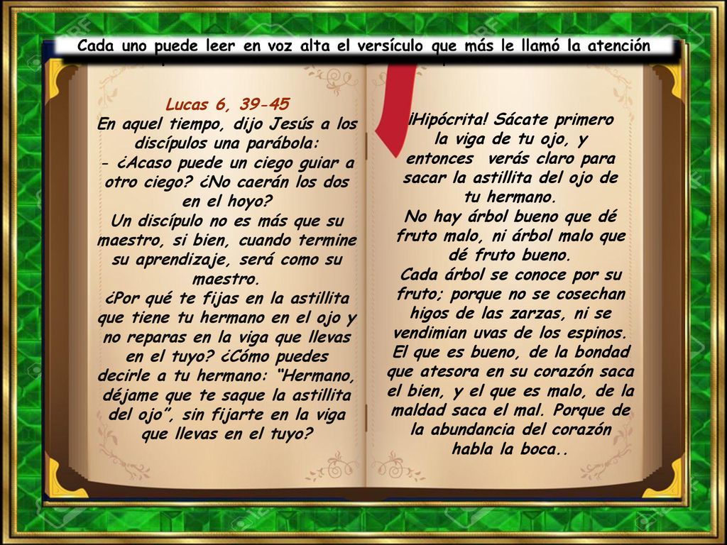 En aquel tiempo, dijo Jesús a los discípulos una parábola: