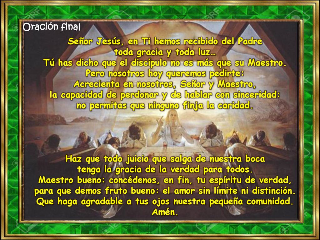 Señor Jesús, en Ti hemos recibido del Padre toda gracia y toda luz…