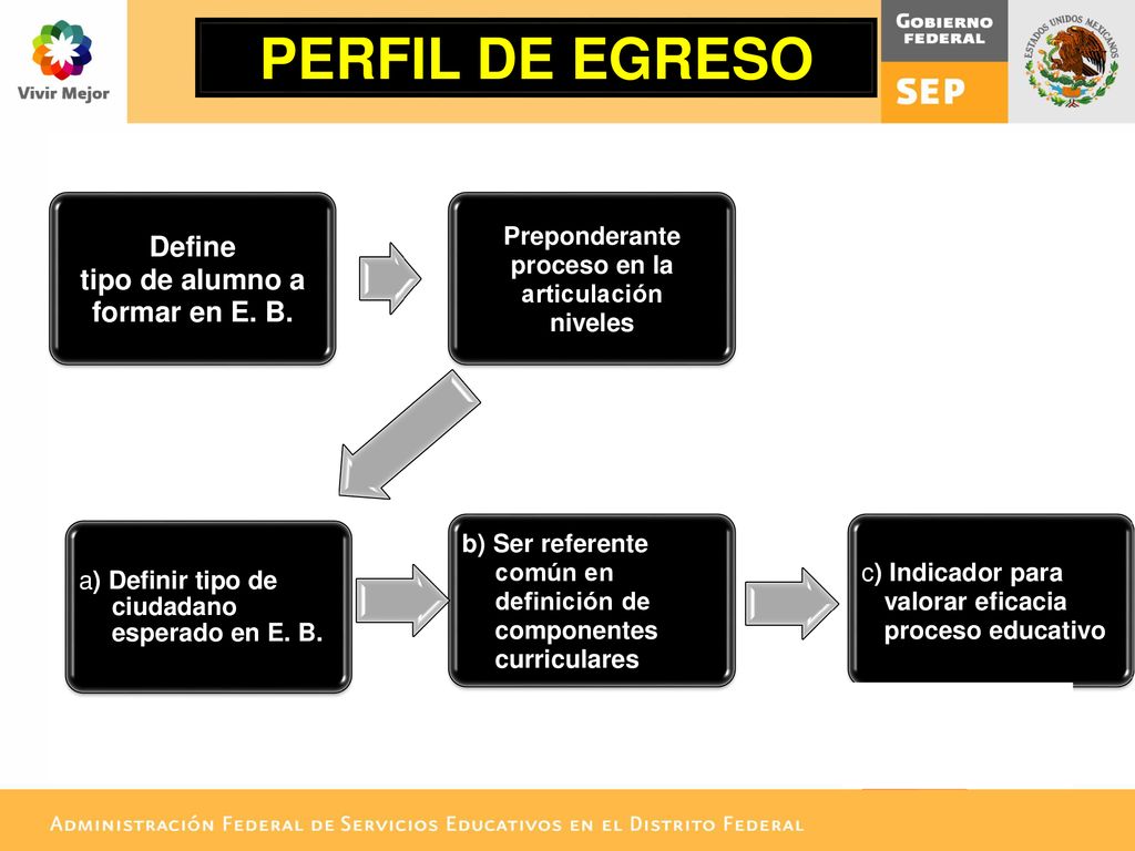 tipo de alumno a formar en E. B. proceso en la articulación