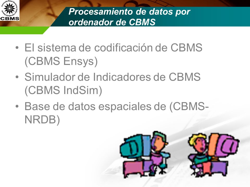 Procesamiento de datos por ordenador de CBMS