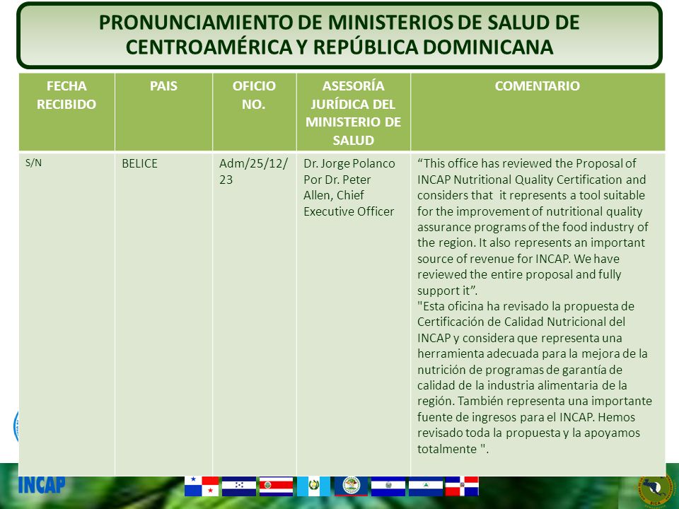 ASESORÍA JURÍDICA DEL MINISTERIO DE SALUD