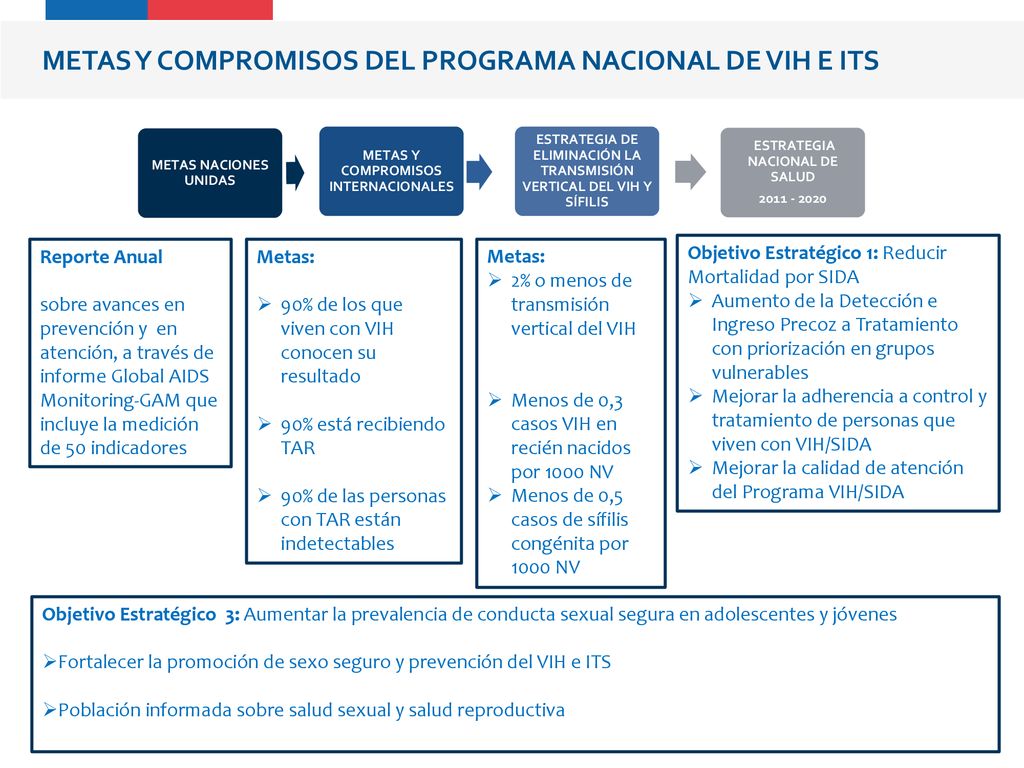 METAS Y COMPROMISOS DEL PROGRAMA NACIONAL DE VIH E ITS