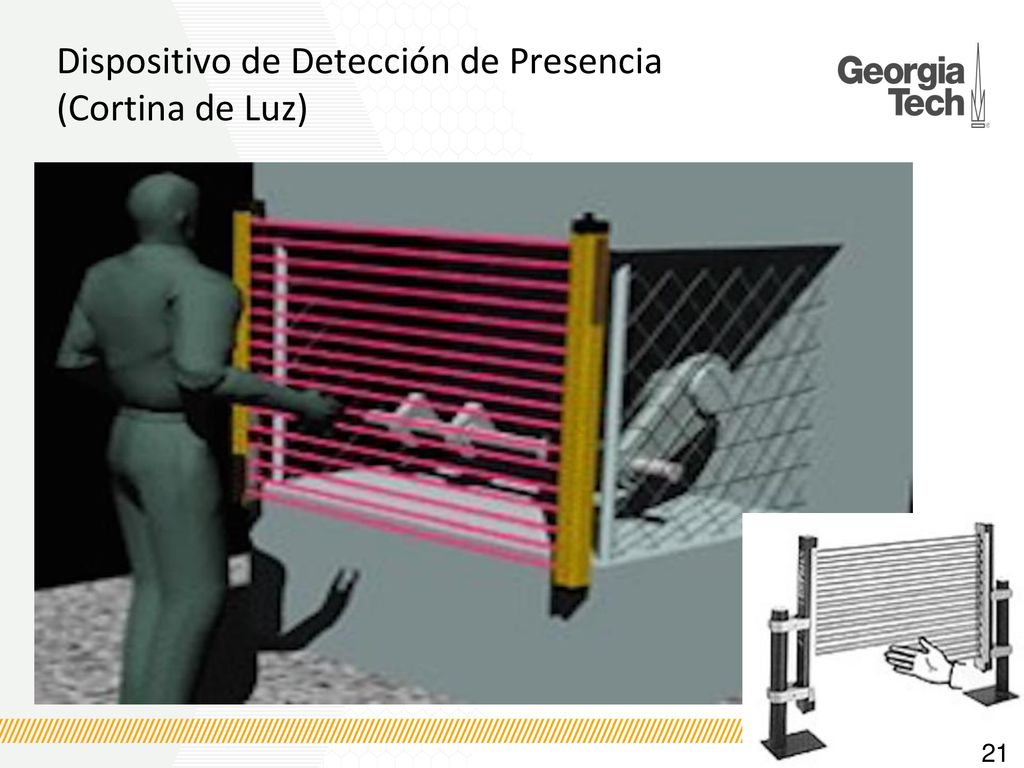Dispositivo de Detección de Presencia (Cortina de Luz)