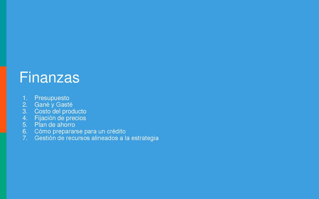 Finanzas Presupuesto Gané y Gasté Costo del producto