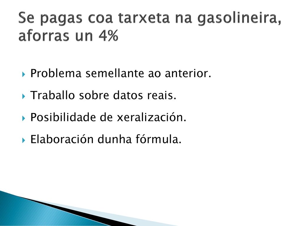 Se pagas coa tarxeta na gasolineira, aforras un 4%