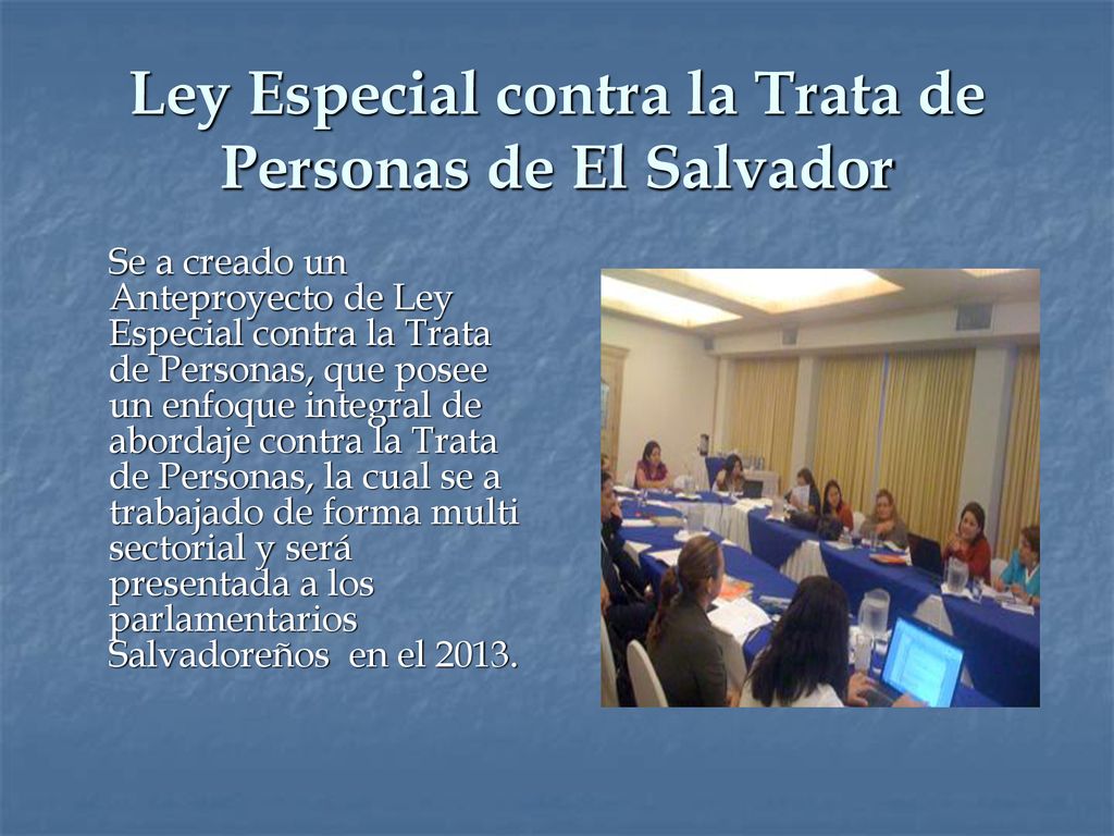 Ley Especial contra la Trata de Personas de El Salvador