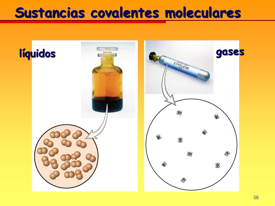 Sustancias covalentes moleculares