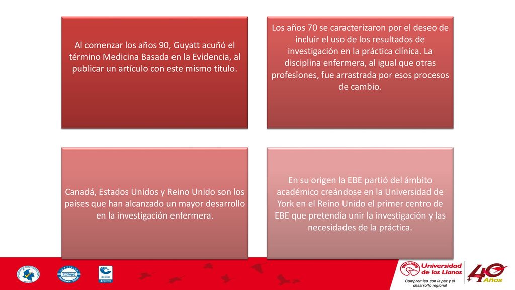 Al comenzar los años 90, Guyatt acuñó el término Medicina Basada en la Evidencia, al publicar un artículo con este mismo título.