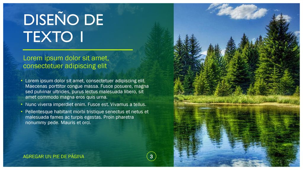 DISEÑO DE TEXTO 1 Lorem ipsum dolor sit amet, consectetuer adipiscing elit.