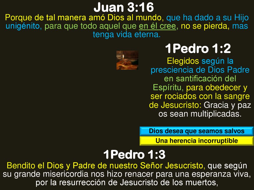 Dios desea que seamos salvos Una herencia incorruptible