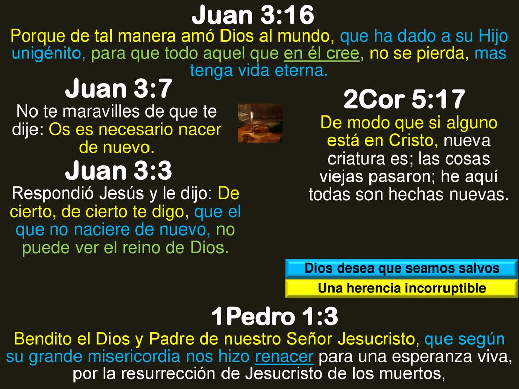Dios desea que seamos salvos Una herencia incorruptible