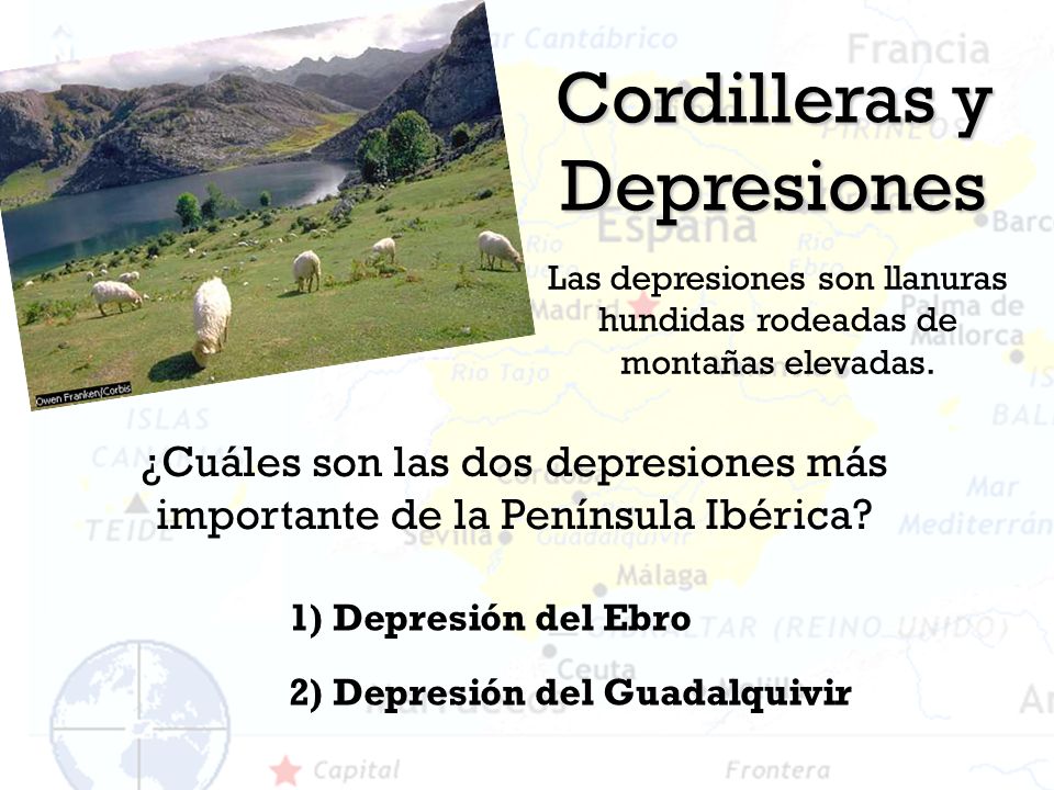 Cordilleras y Depresiones
