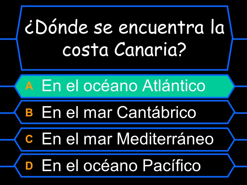 ¿Dónde se encuentra la costa Canaria