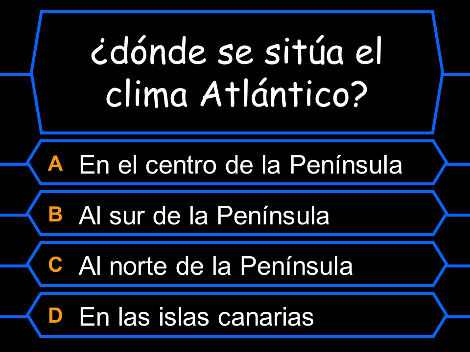 ¿dónde se sitúa el clima Atlántico