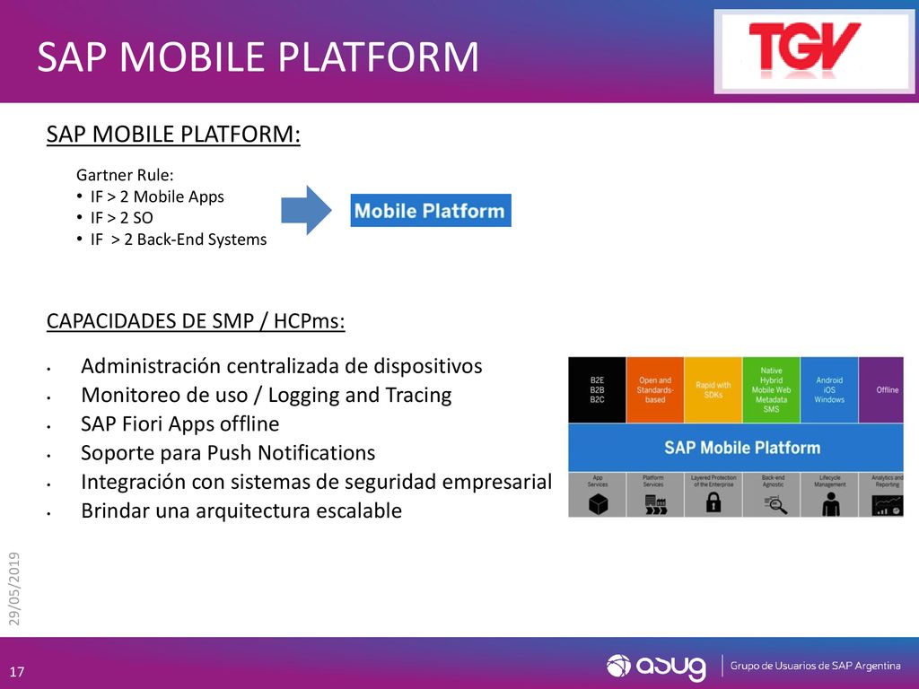 SAP MOBILE PLATFORM SAP MOBILE PLATFORM: CAPACIDADES DE SMP / HCPms: