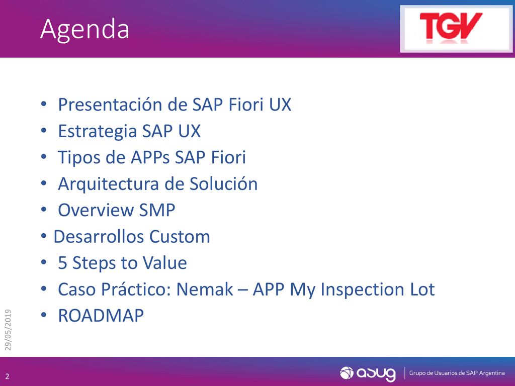 Presentación de SAP Fiori UX Estrategia SAP UX Tipos de APPs SAP Fiori
