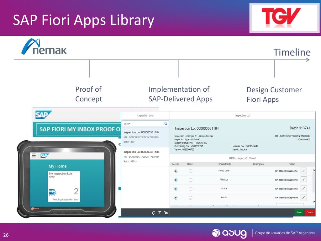SAP Fiori Apps Library Timeline Proof of Concept Implementation of