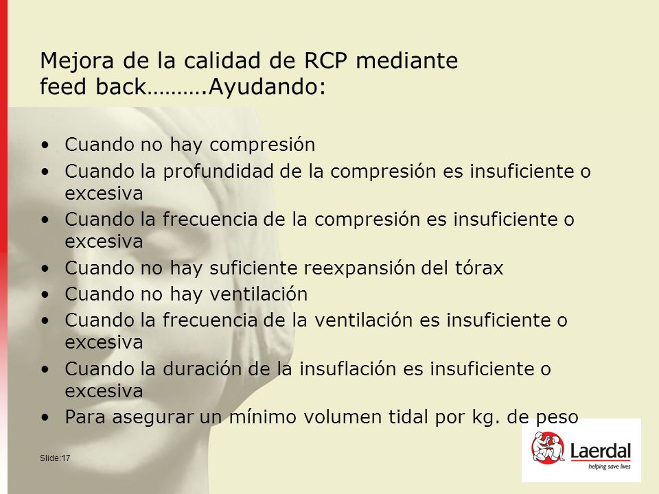 Mejora de la calidad de RCP mediante feed back……….Ayudando: