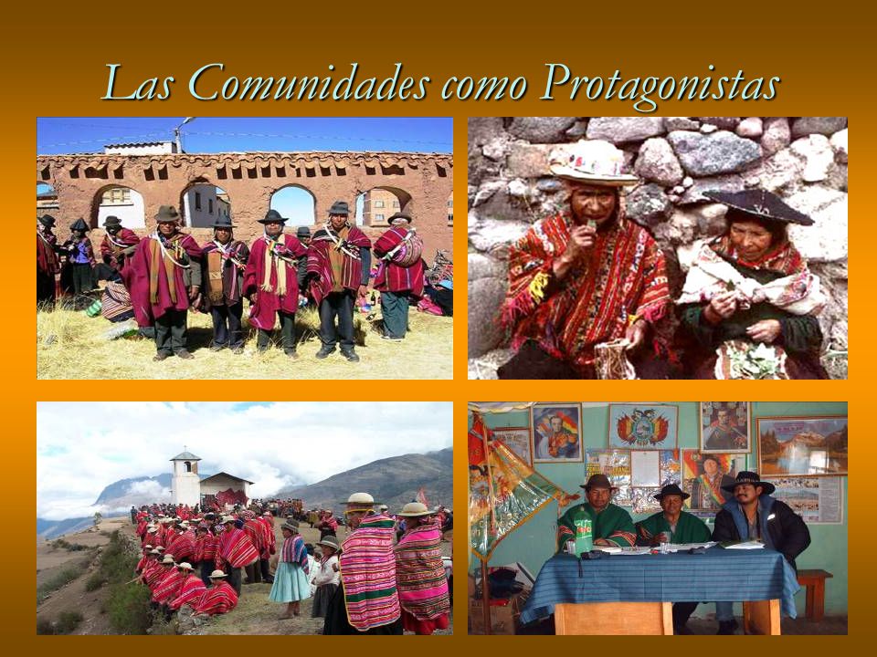 Las Comunidades como Protagonistas