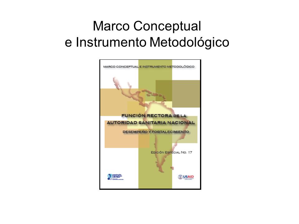Marco Conceptual e Instrumento Metodológico