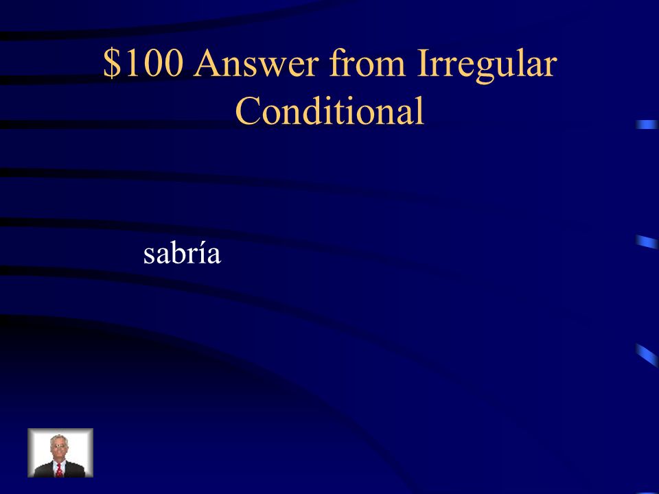$100 Answer from Irregular Conditional