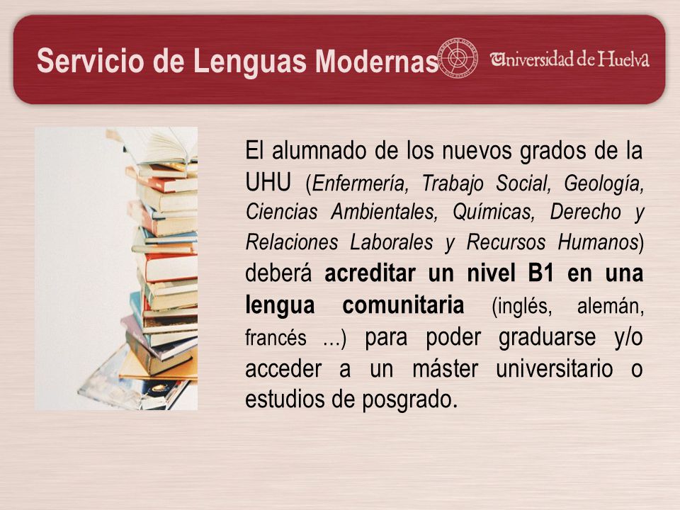 Servicio de Lenguas Modernas