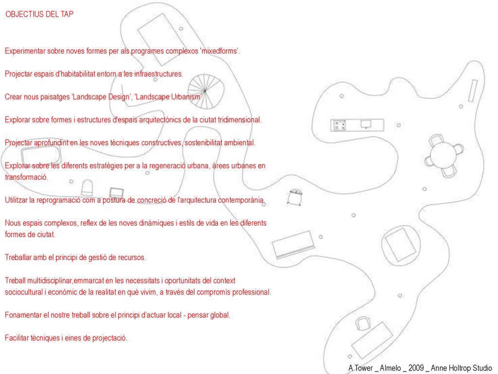 OBJECTIUS DEL TAP Experimentar sobre noves formes per als programes complexos mixedforms’.