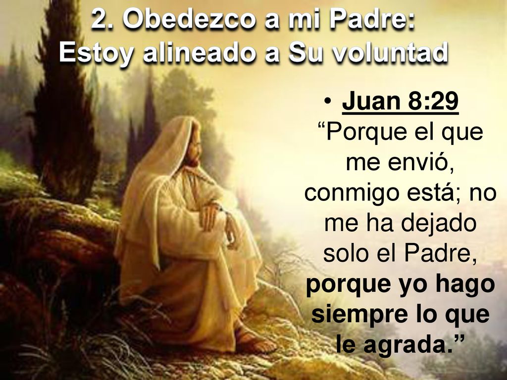 2. Obedezco a mi Padre: Estoy alineado a Su voluntad