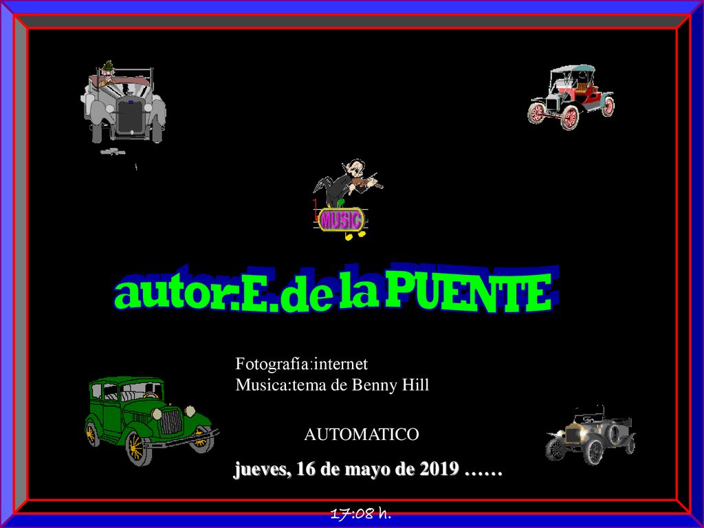 autor:E.de la PUENTE jueves, 16 de mayo de 2019 …… Fotografía:internet
