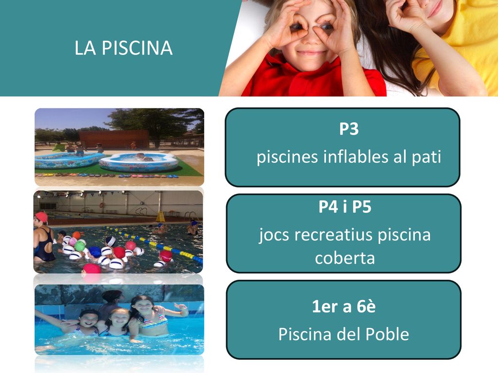 LA PISCINA P3 piscines inflables al pati P4 i P5