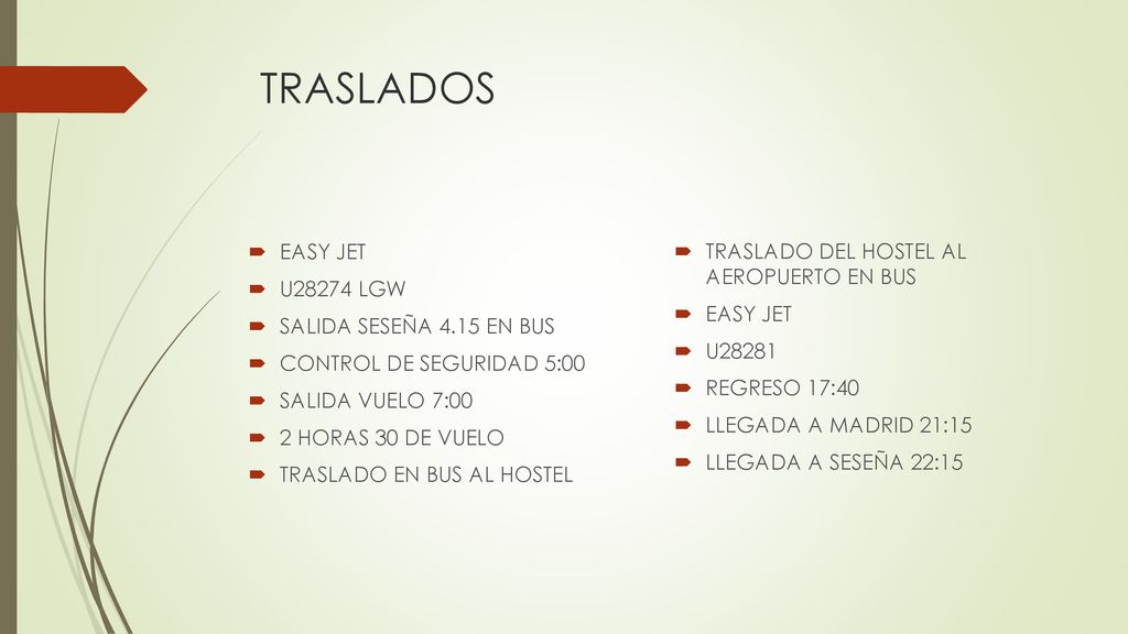 TRASLADOS EASY JET TRASLADO DEL HOSTEL AL AEROPUERTO EN BUS U28274 LGW