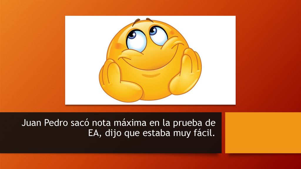 Juan Pedro sacó nota máxima en la prueba de EA, dijo que estaba muy fácil.