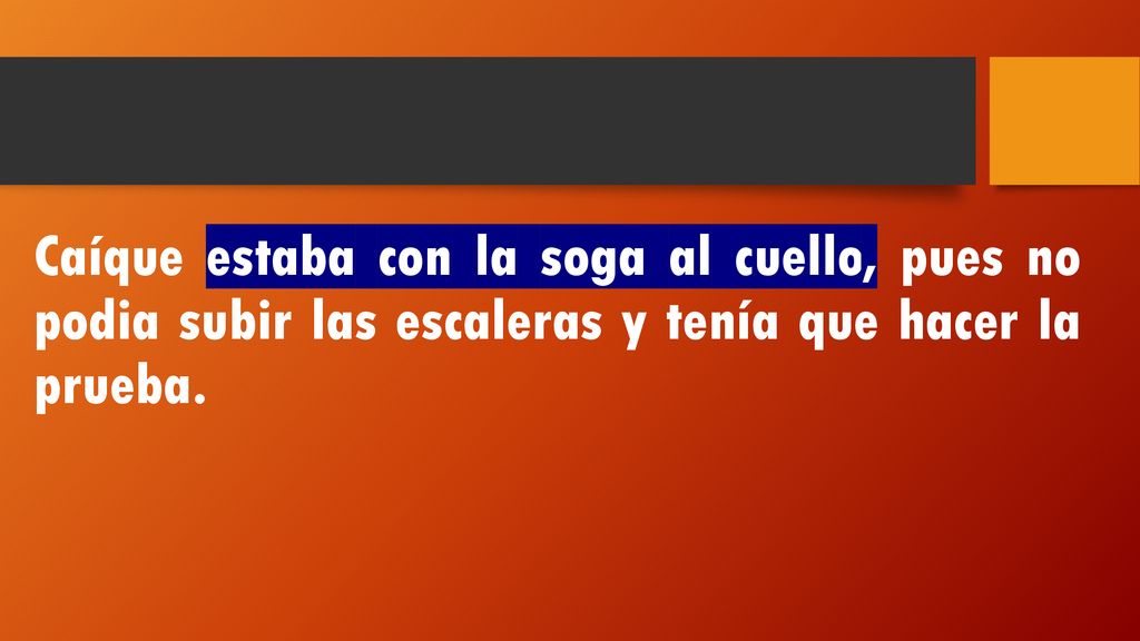 Caíque estaba con la soga al cuello, pues no podia subir las escaleras y tenía que hacer la prueba.